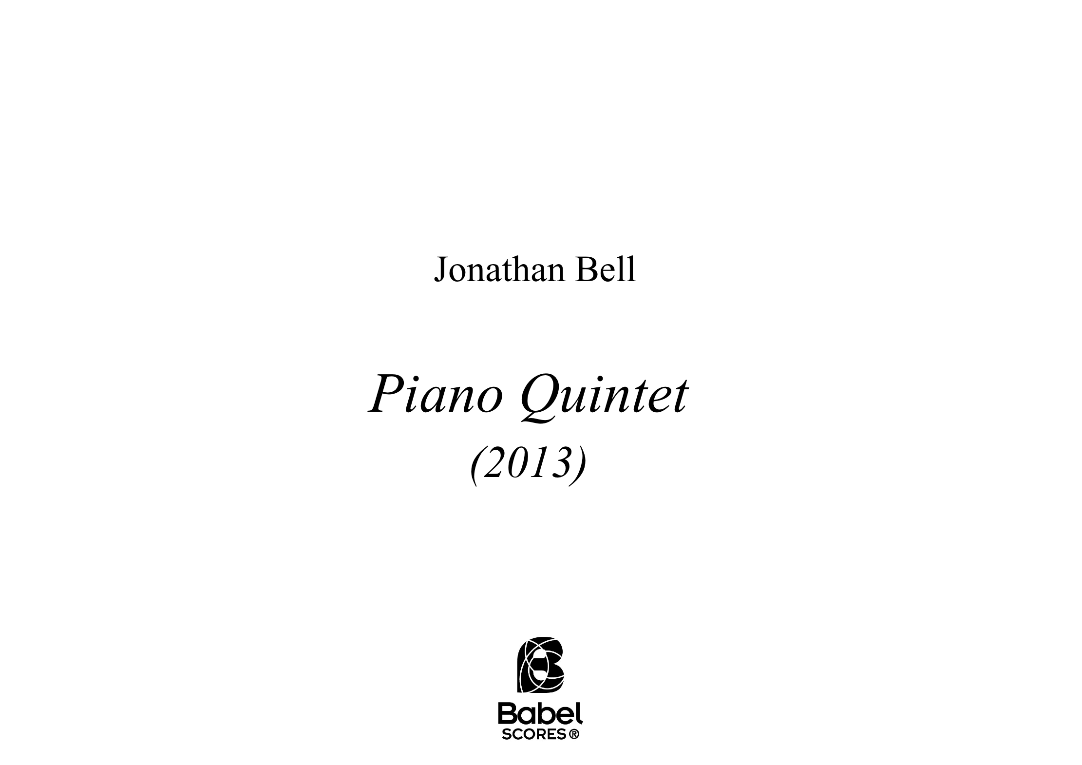 Piano quintet A4 z